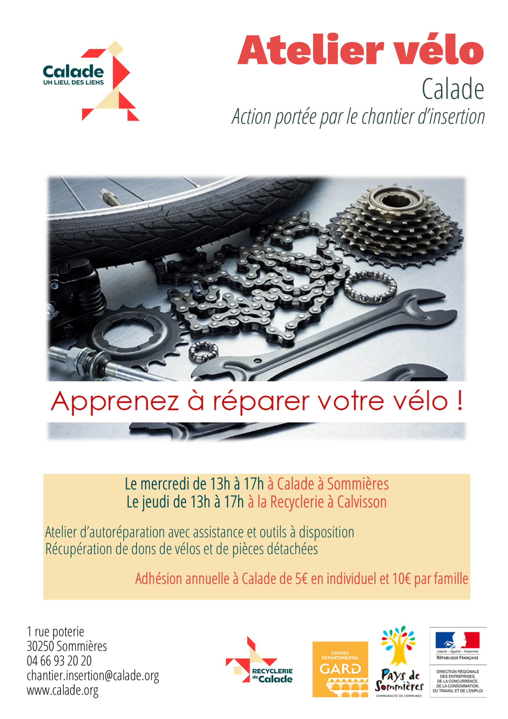 auto-reparation de vélo