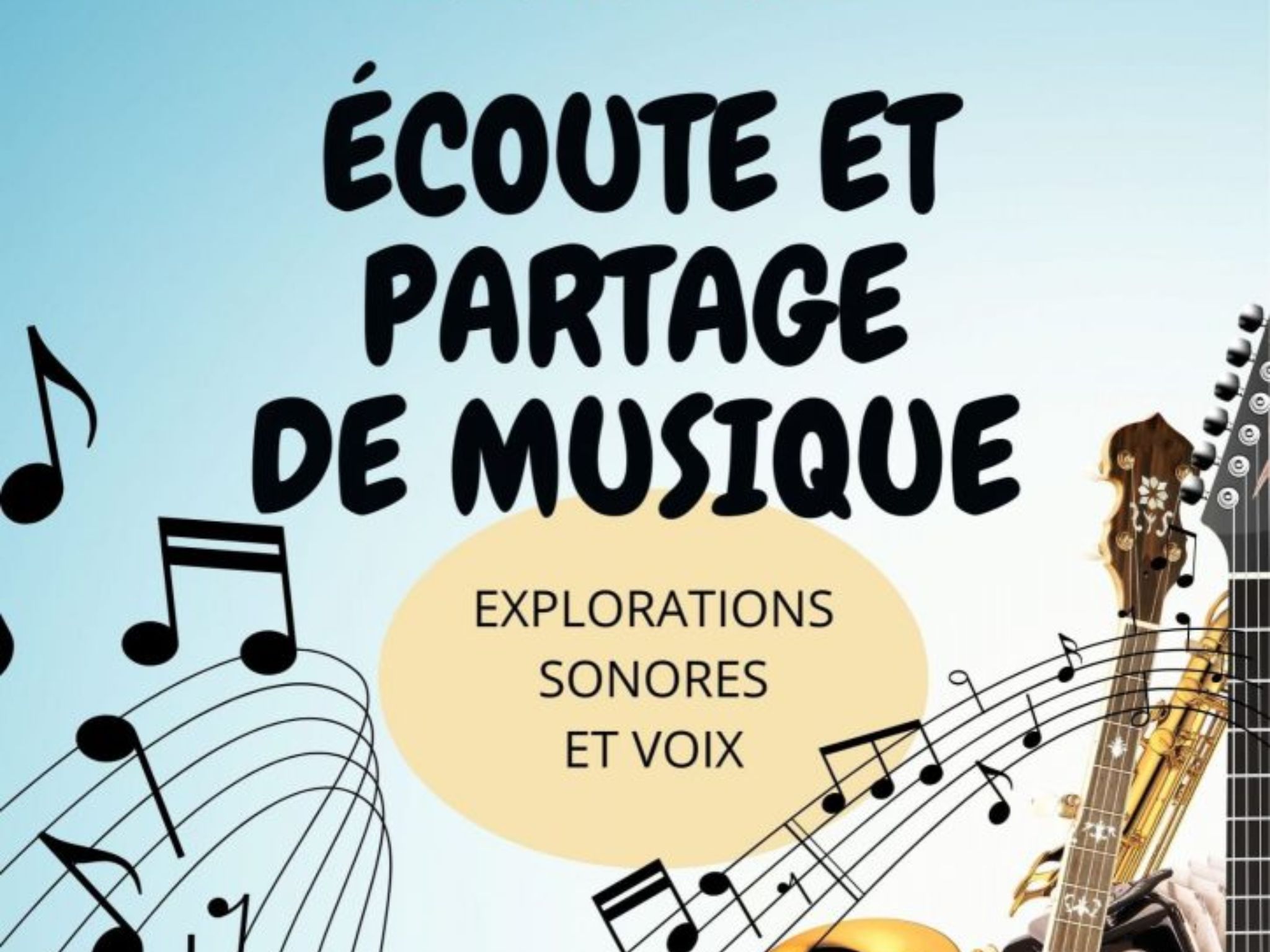 🎼 Atelier sonore à Aubais